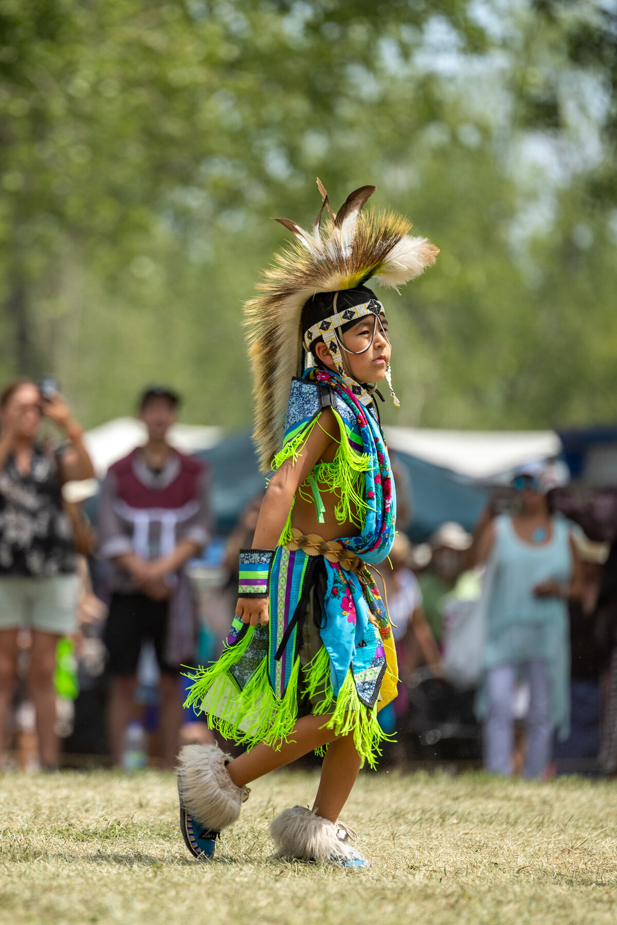 Jeune danseur au POW WOW de Kanesatake
