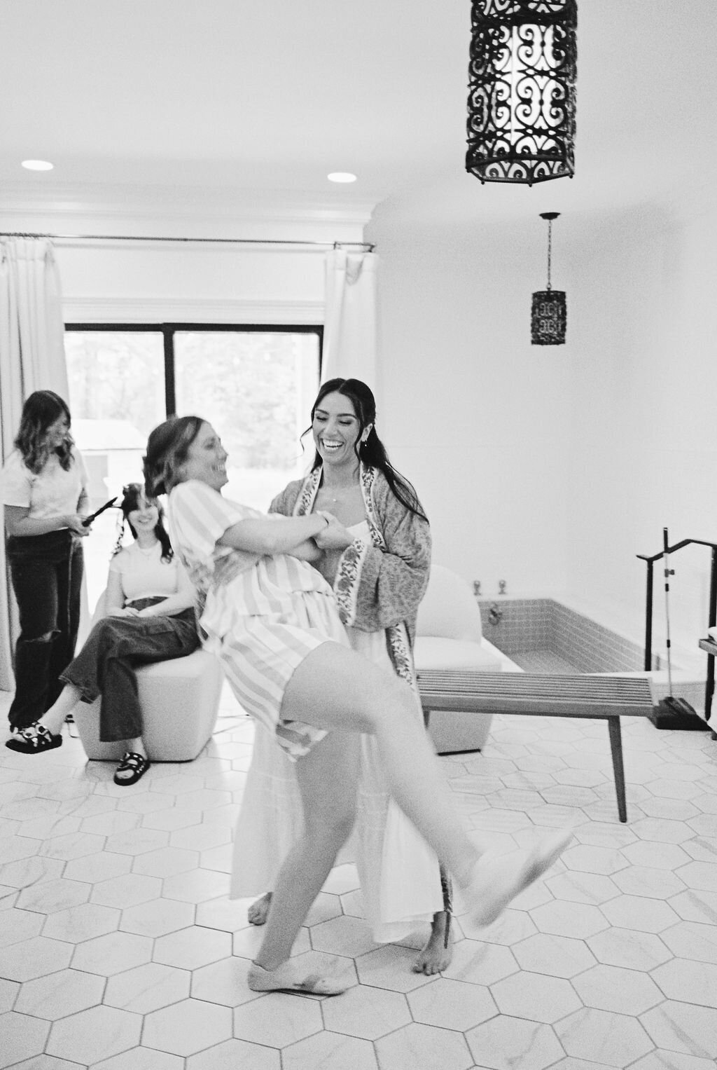 raleigh film wedding photographer getting ready photos