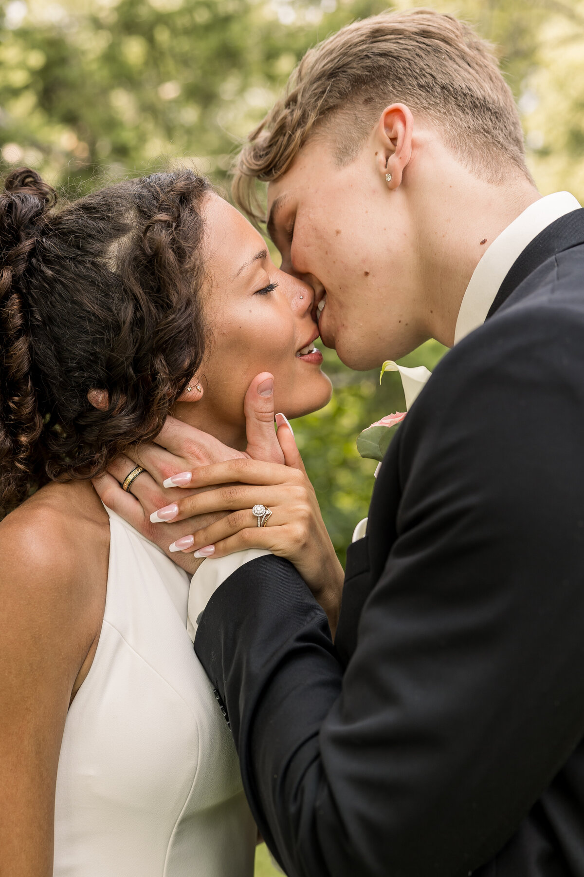 Bride and groom couple photo