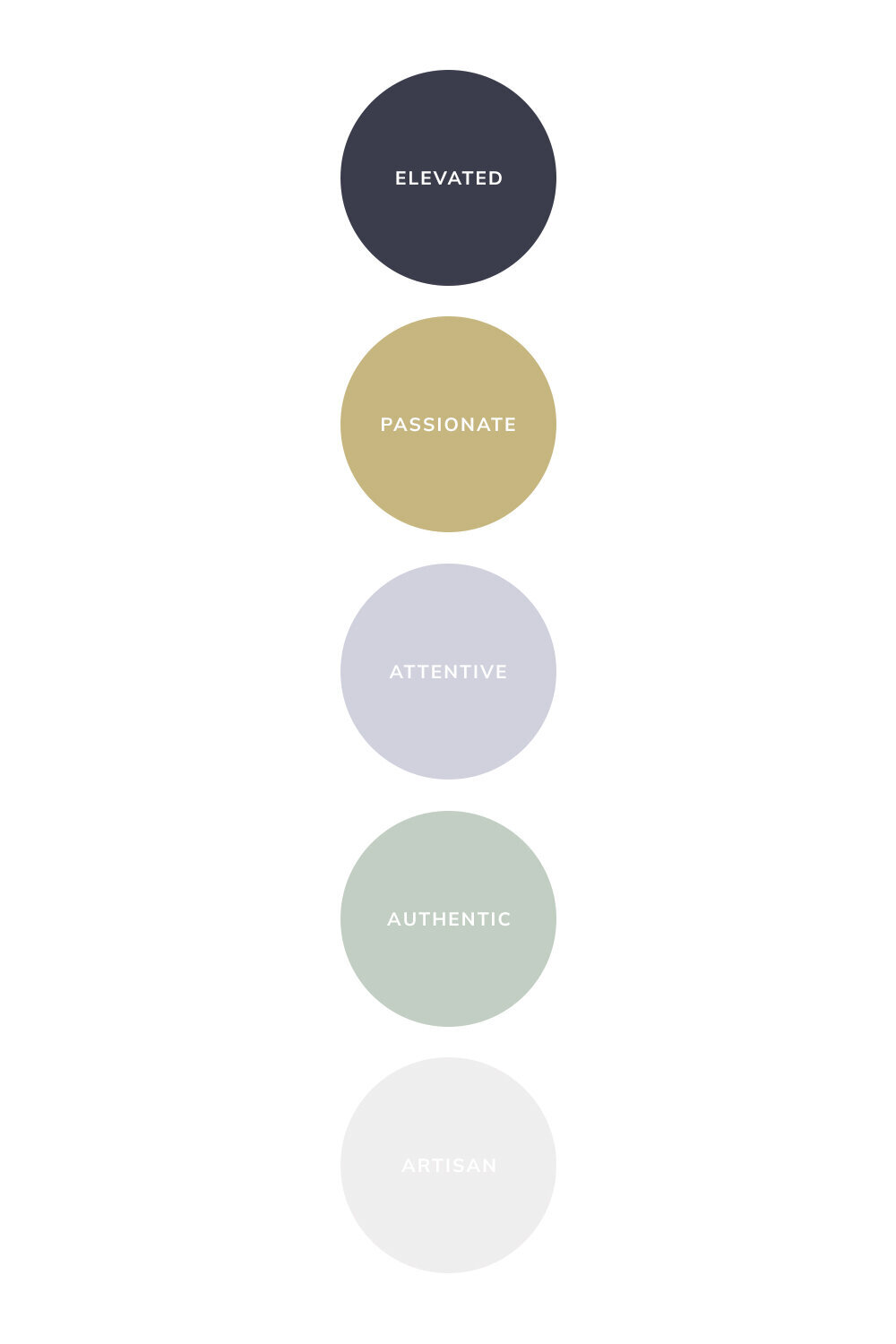 purple and gold color palette for Kendra's Events