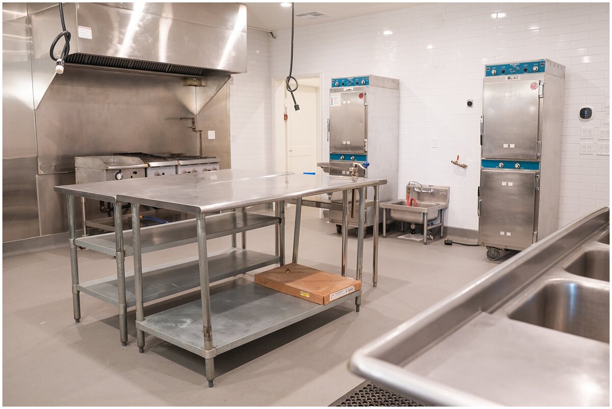 large kitchen for catering