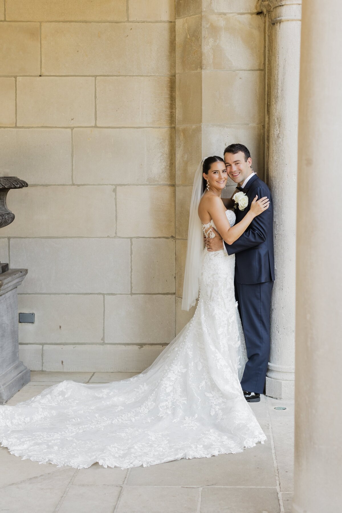 Bride and groom portraits at Long island wedding