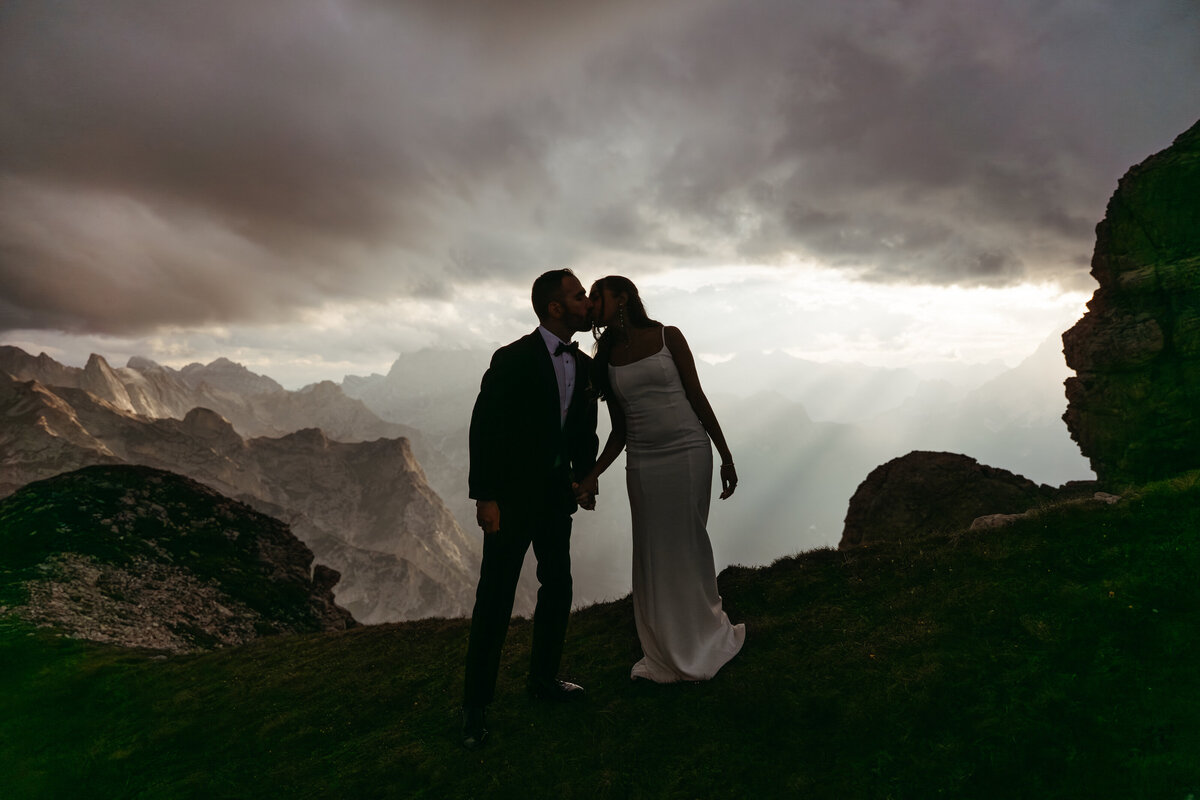 Marmarole helicopter Elopement Dolomites -23