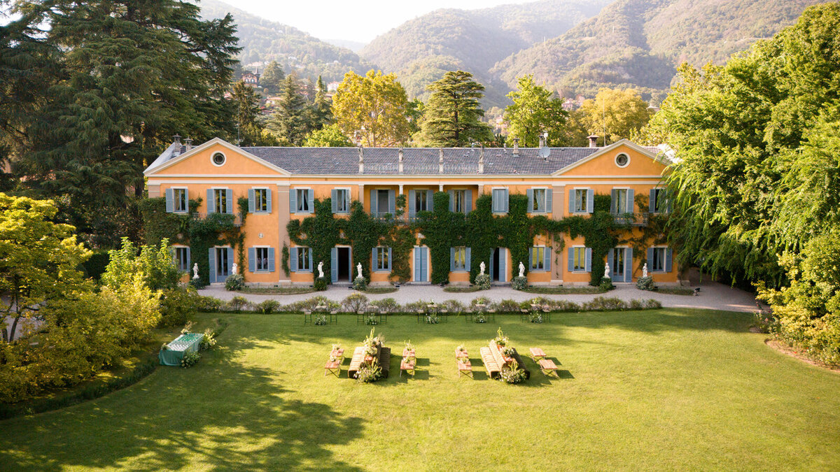 Destination Wedding Lake Como Welcome Party at @villaerba_antica_gastel Alejandra Poupel1
