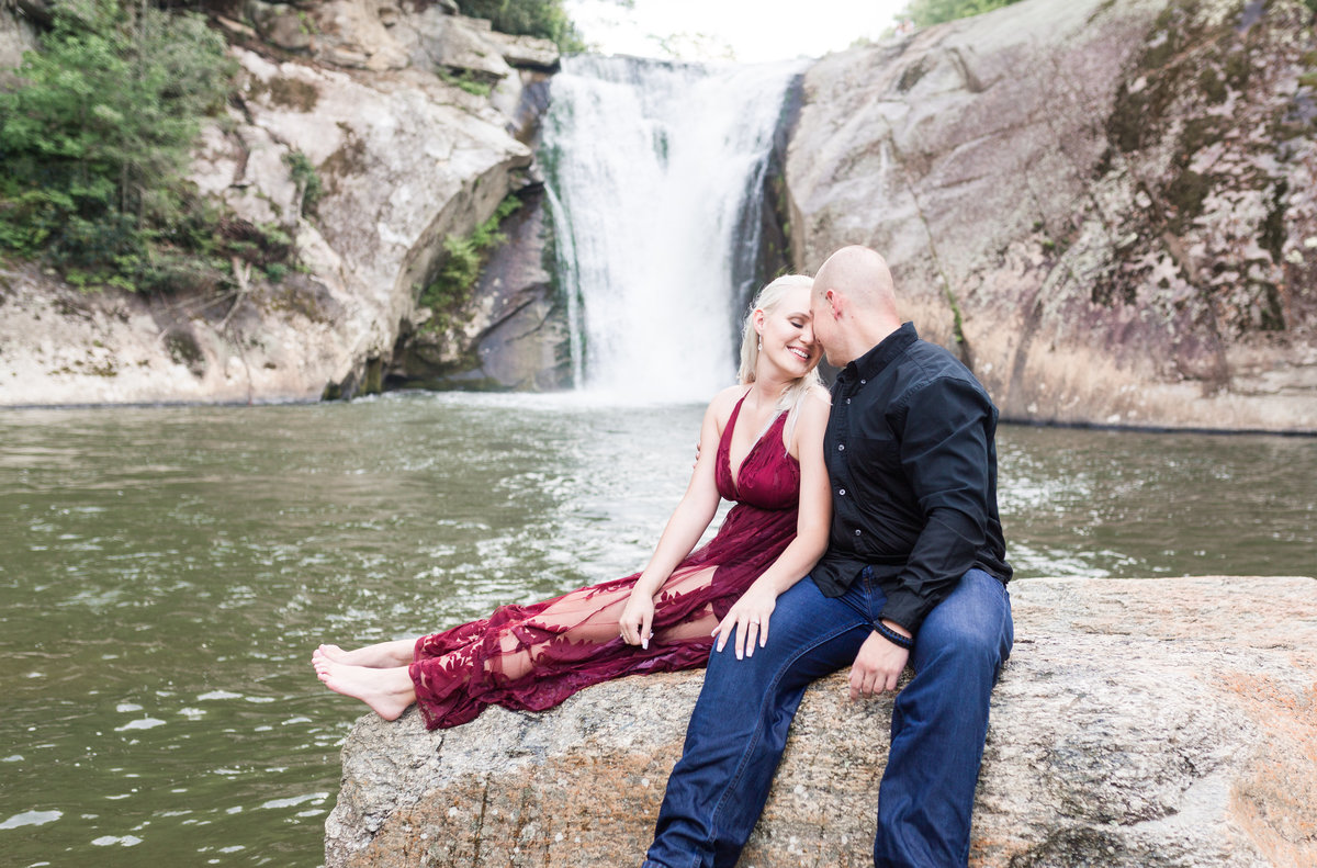 North Carolina Waterfall Engagement Session-6