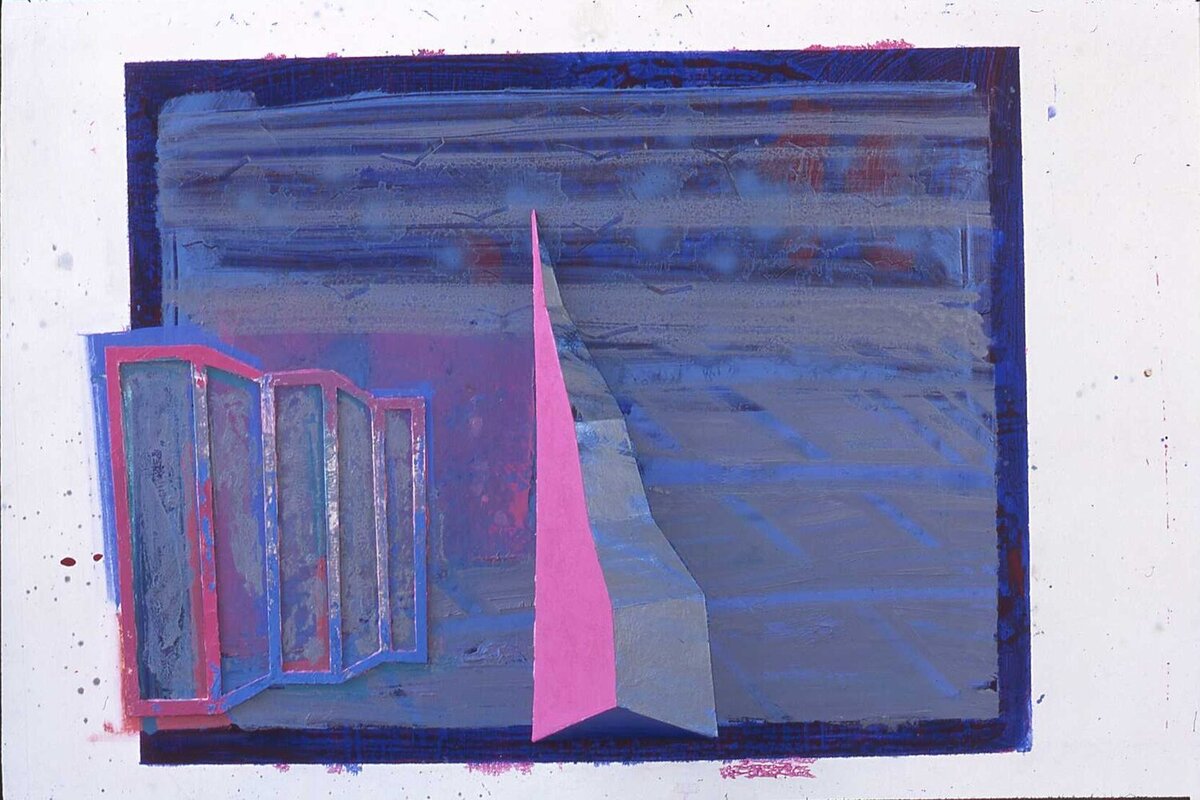 Allscape-Sliced, 1995 Mixed media 58 x 74 cm_11zon