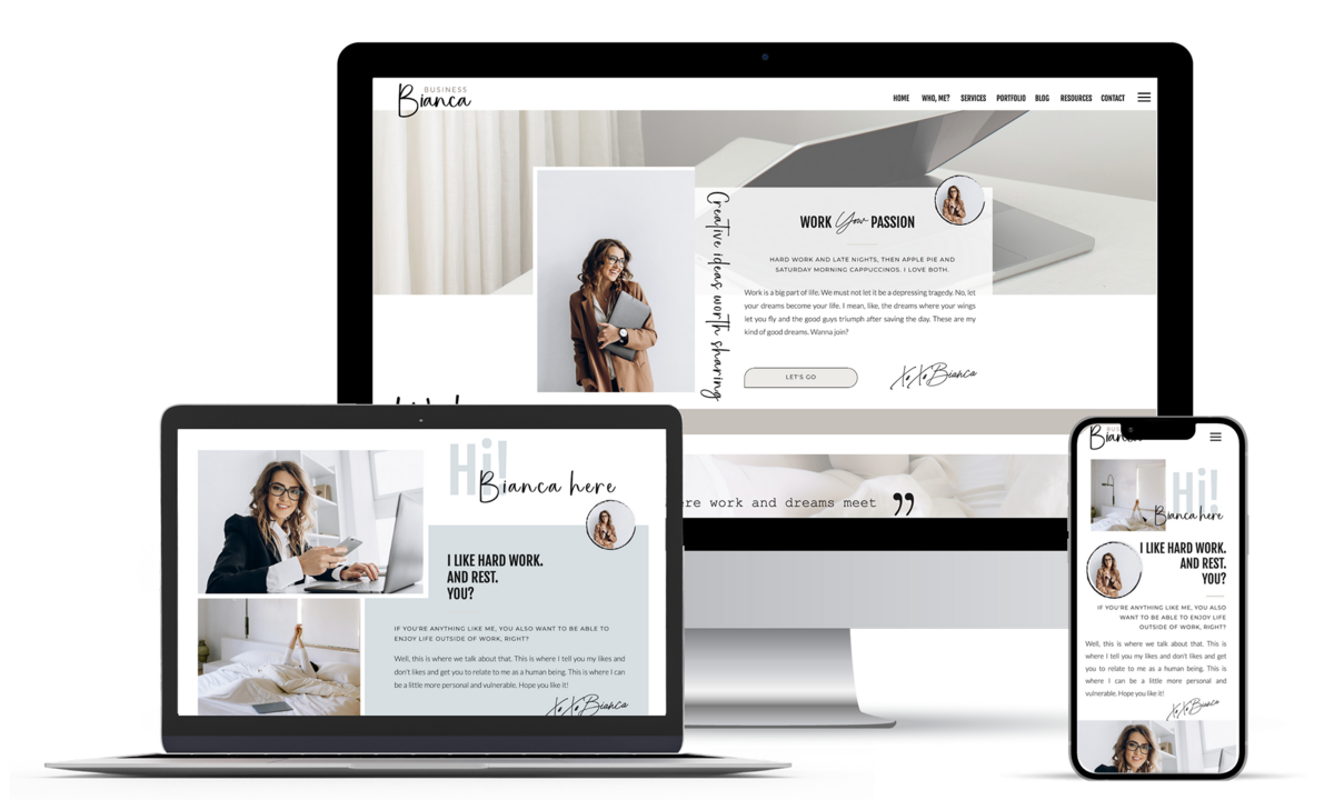 SHOWIT Template Business Bianca
