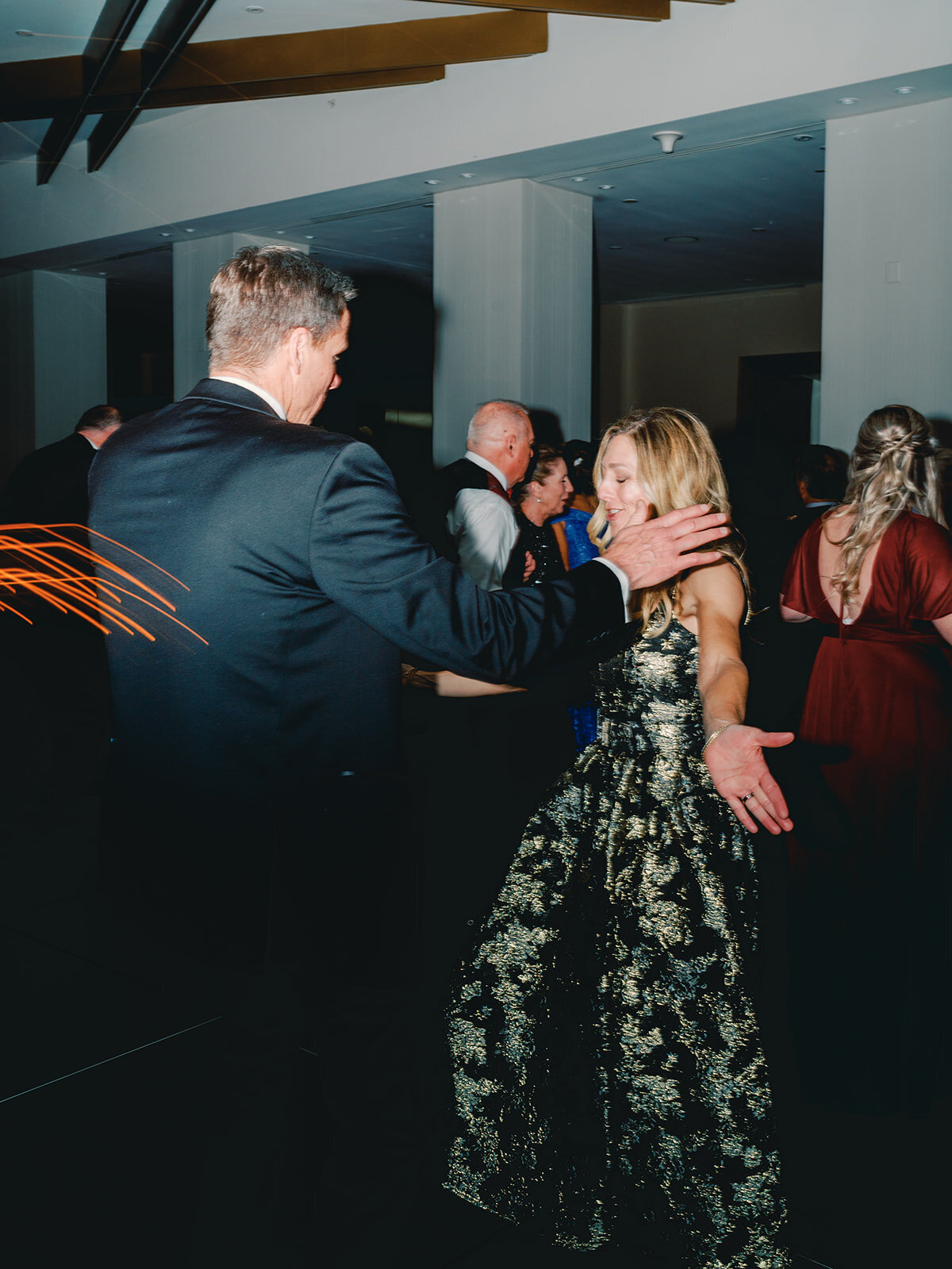 Couple dancing at Hotel Washington wedding 