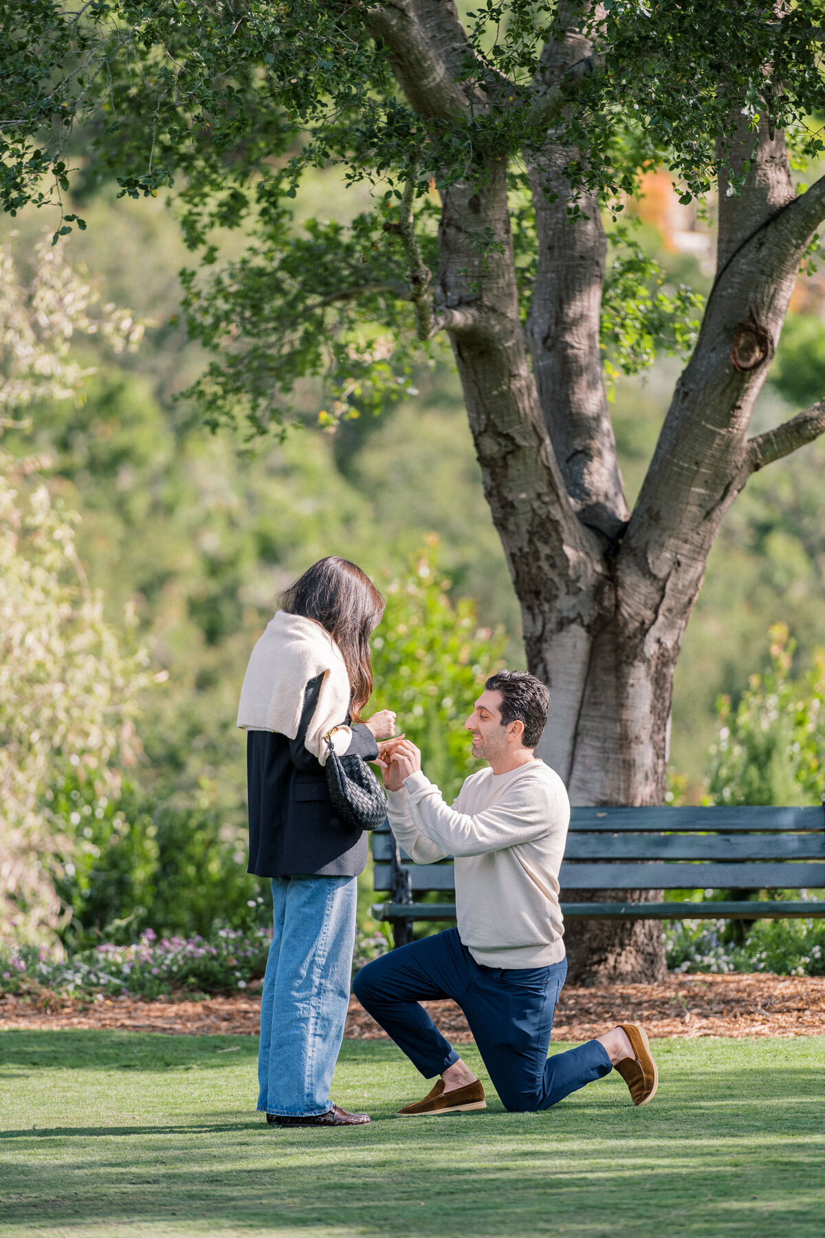 Surprise Proposal Gourmet Picnic Experience San Ysidro Ranch 05