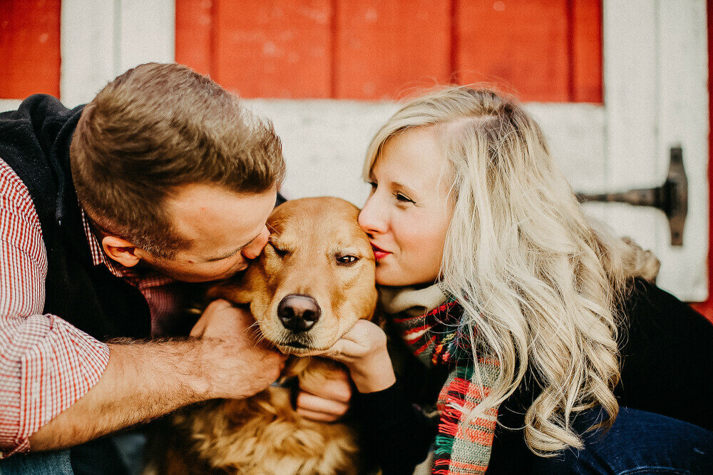 belton texas family session with dog
