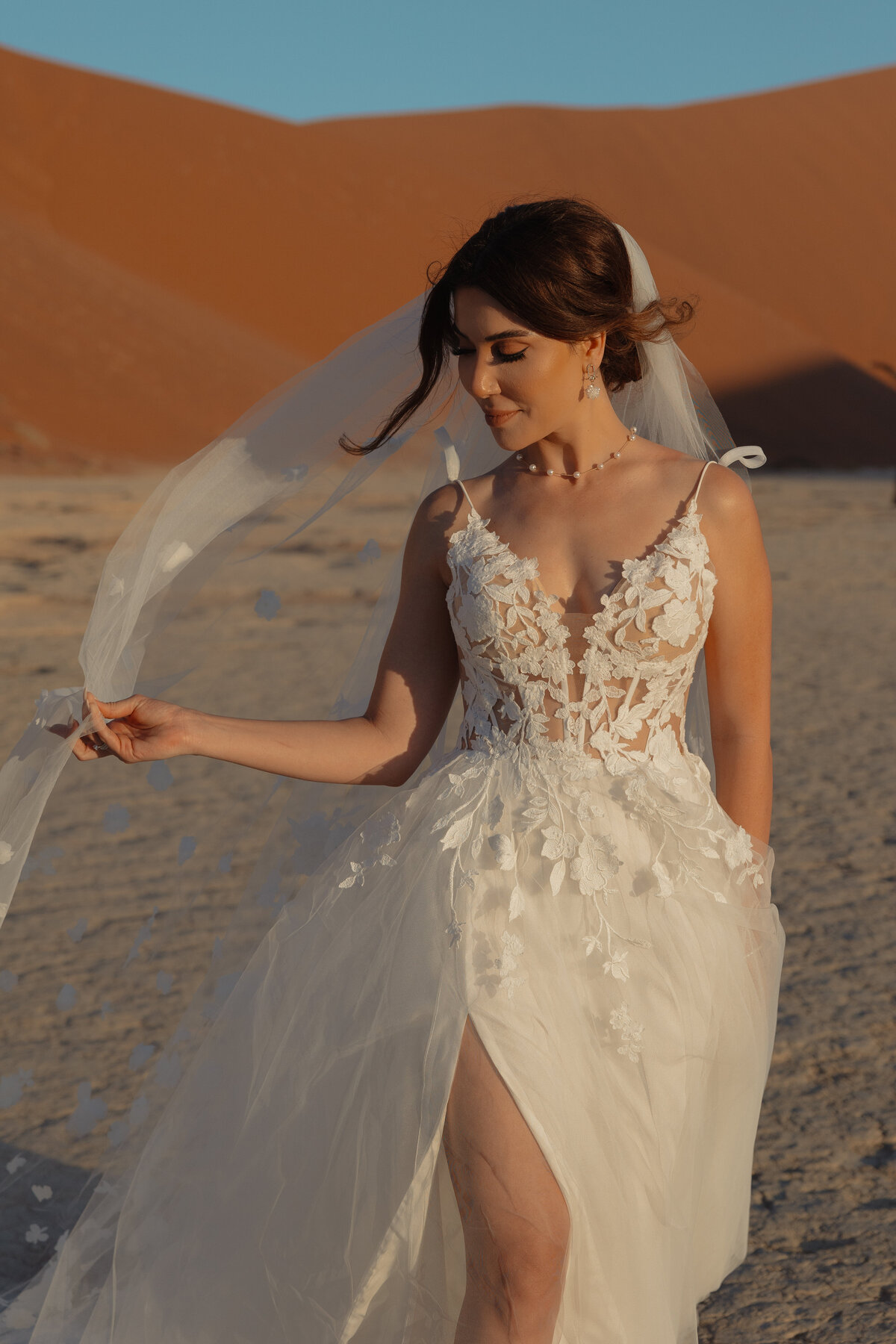 Zhila Ziad Nuri Elopement Wedding Sossusvlei Namibia Africa Heleen Photography-99