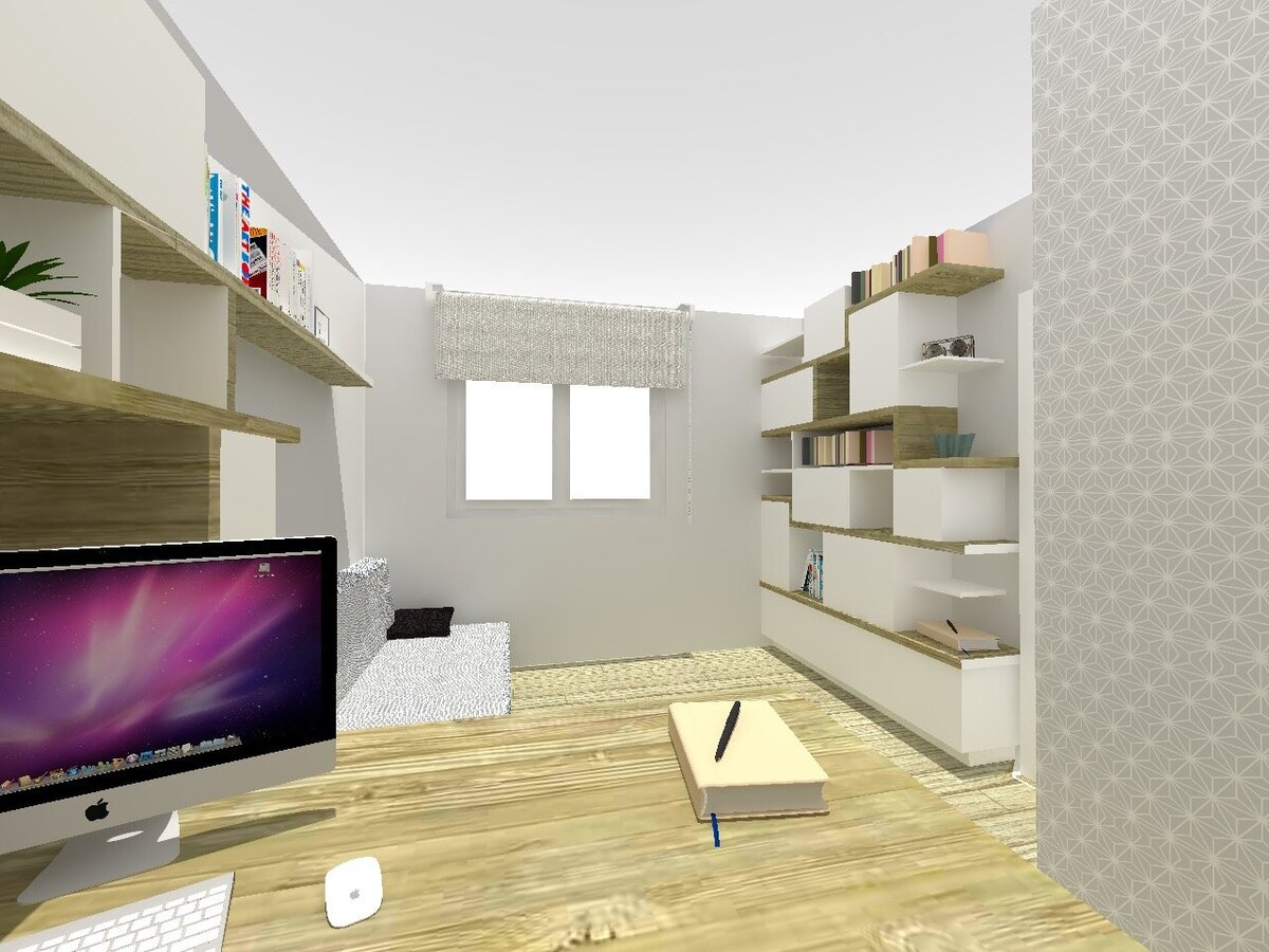 AMÉNAGEMENT D’UN BUREAU PRIVÉ - bureau - EBERLE