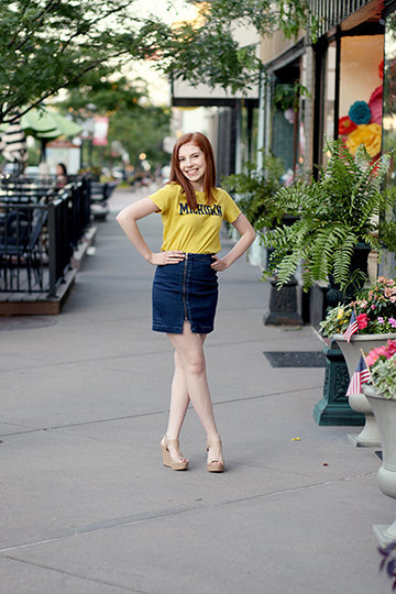 downtown ann arbor senior photos michigan