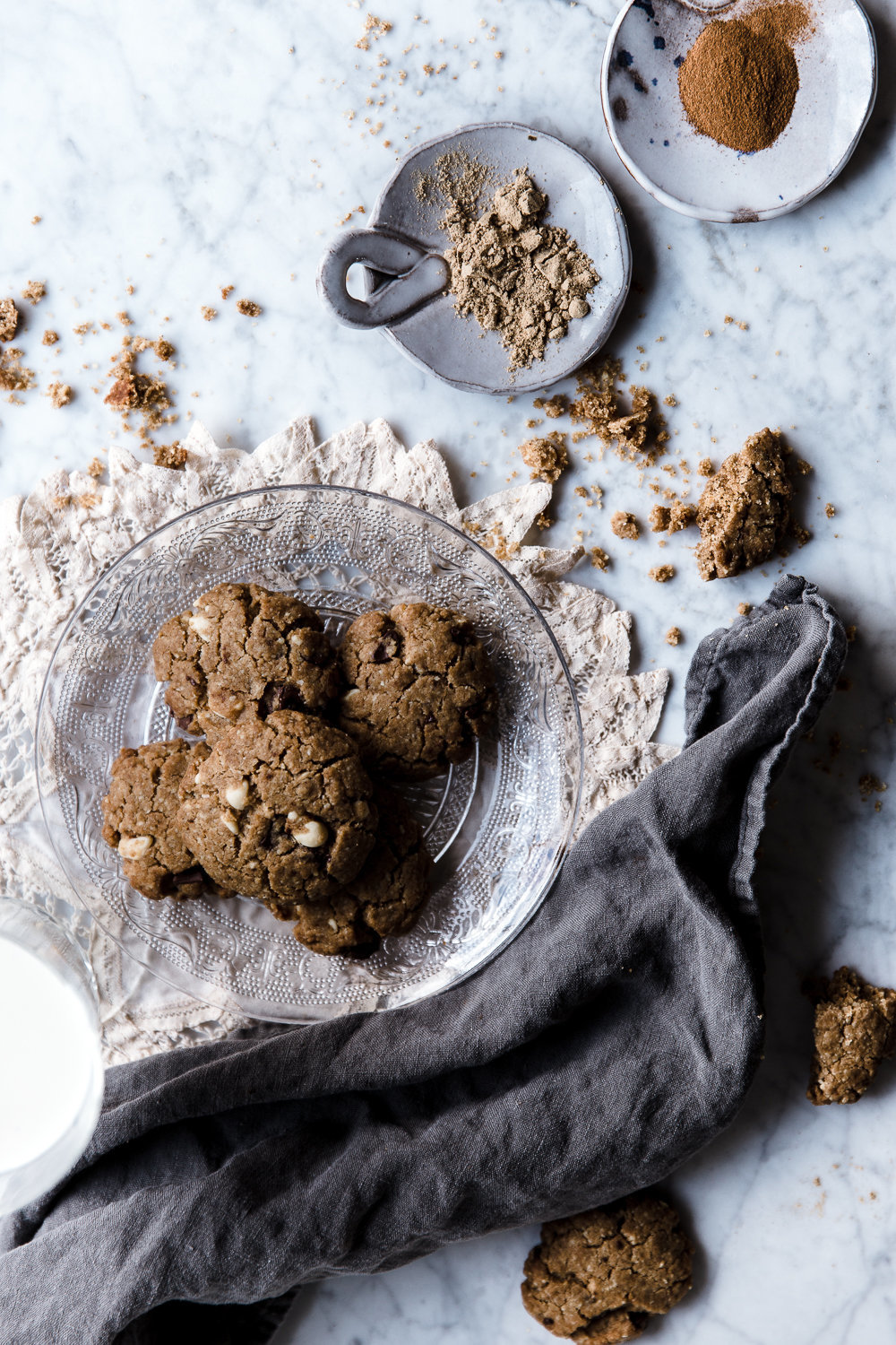 Ginger and Double Chocolate Chip Spelt Cookies | Anisa Sabet | The Macadames-211