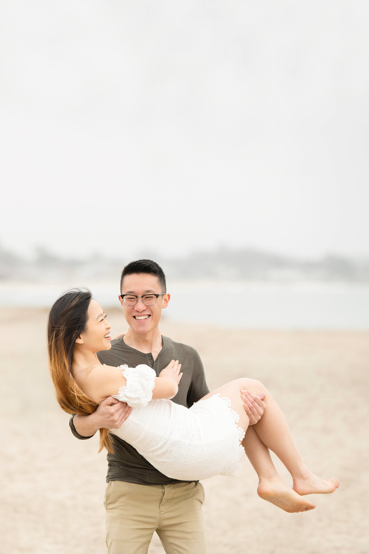 Wallace & Cera _ Engagement Portraits_ Santa Cruz Boardwalk & Beach_16