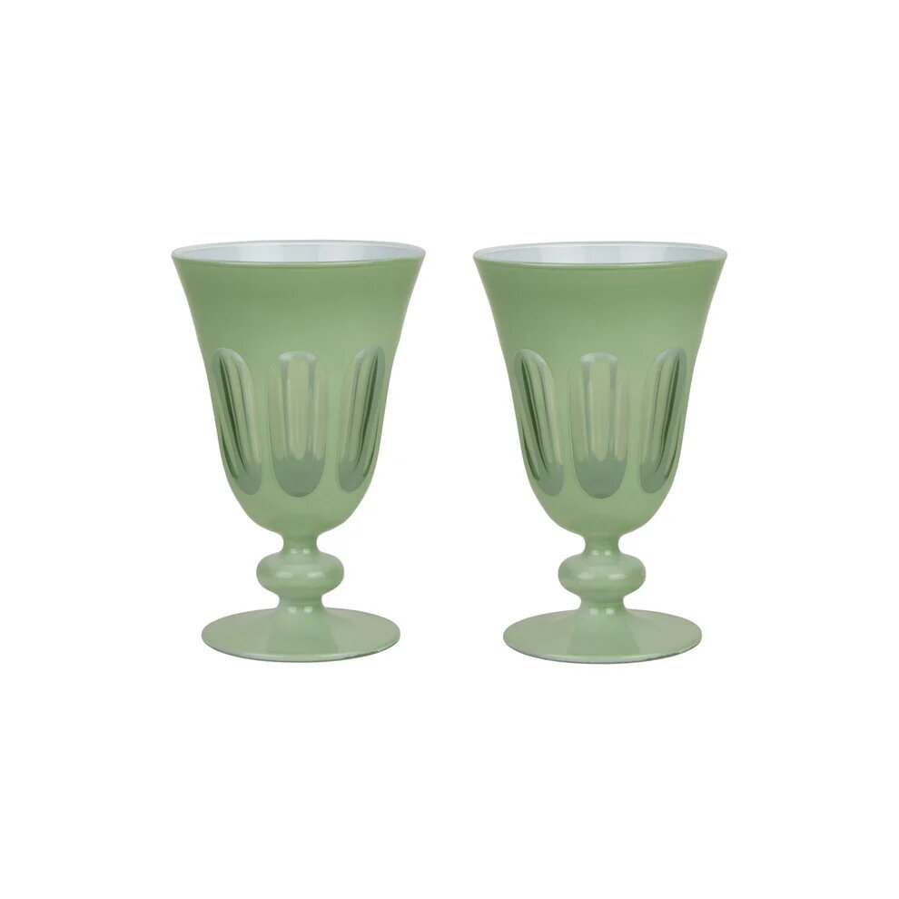 Green glassware