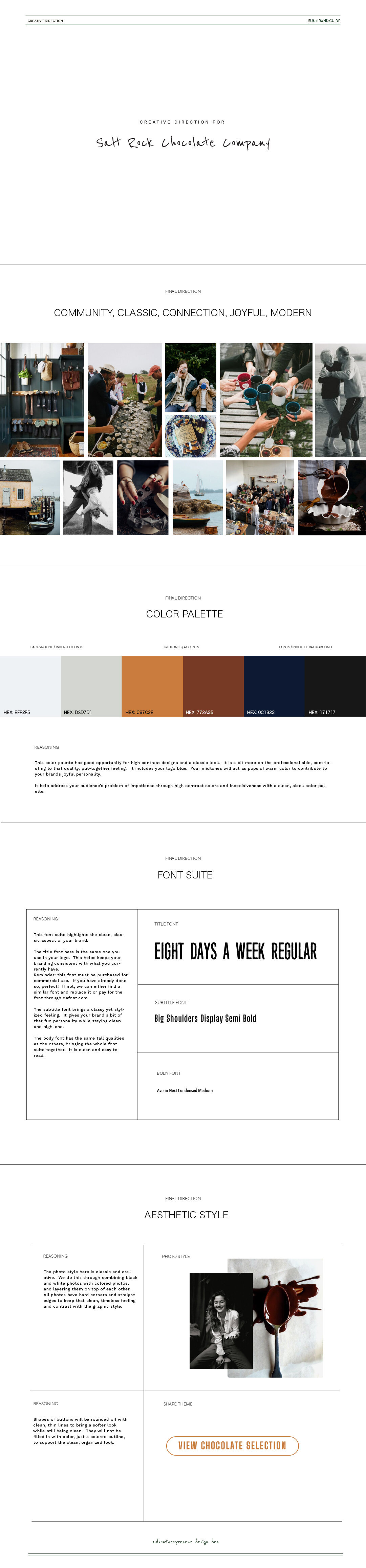mood board, colors, fonts, style