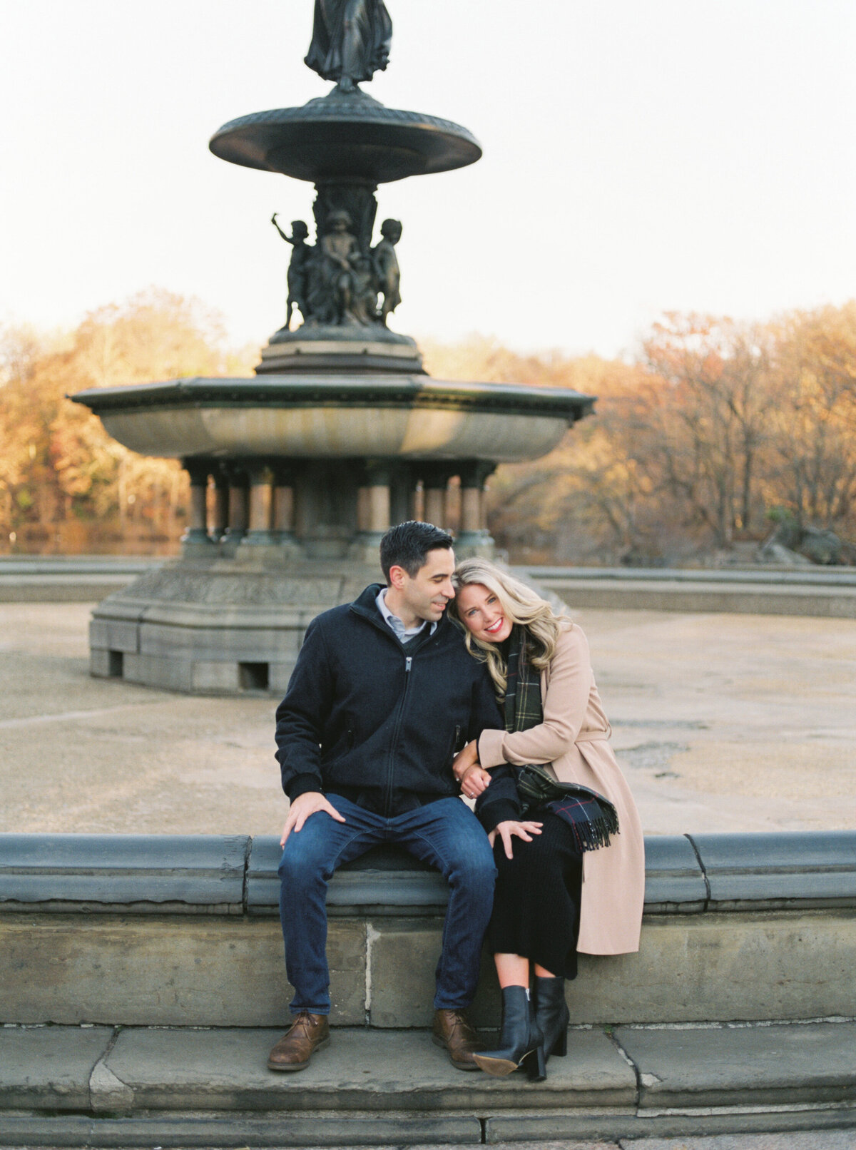 L B P _ Courtney & Mark _ NYC Engagement Session _ NYC Wedding Photographer _ Central Park Engagement Session-23