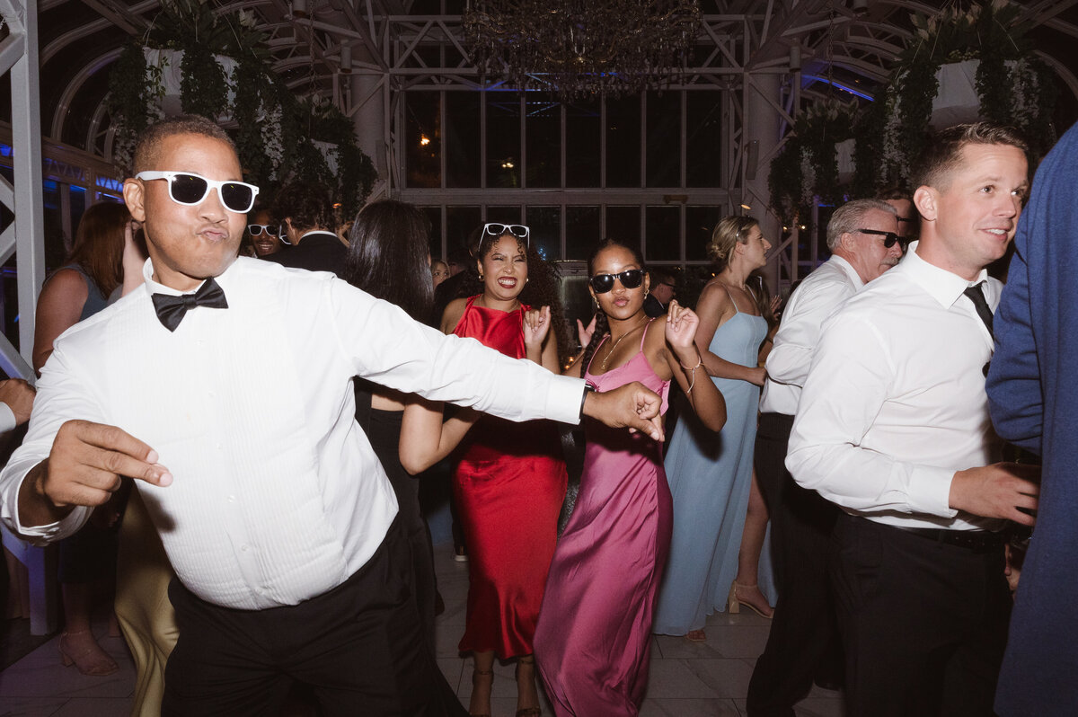dreamy wedding photos at the madison hotel conservatory NJ