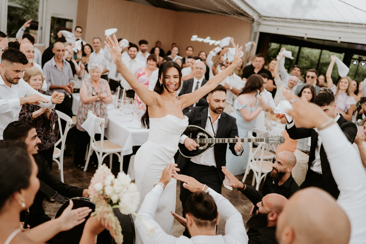Bride dancing at acacia ridge reception 