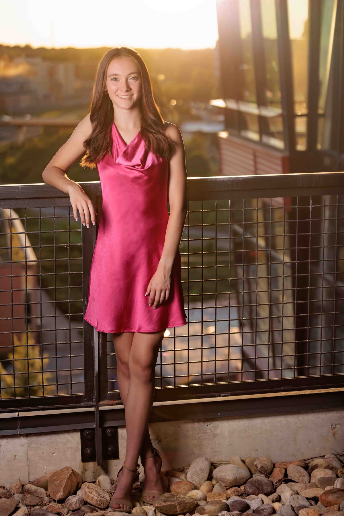 Raleigh Rooftop for Senior Portraits