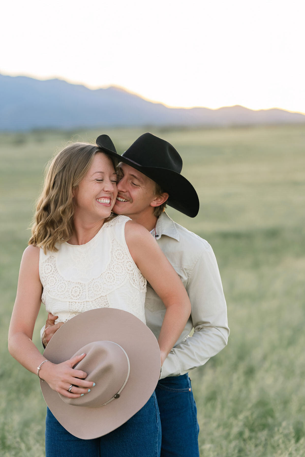 Tucson desert engagement gallery with natural candid moments