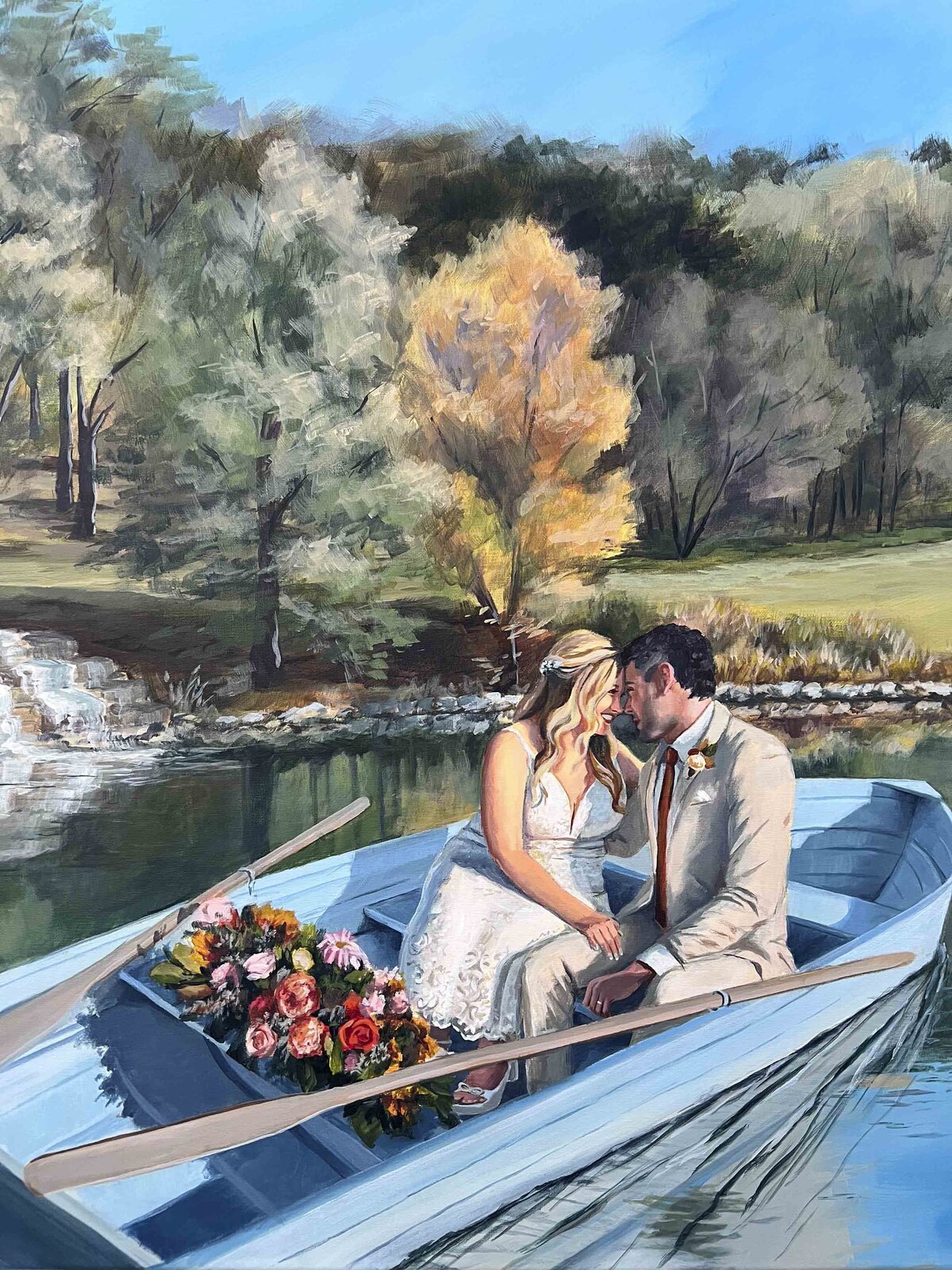 Chapters on the Horizon Wisconsin Live Wedding Painting