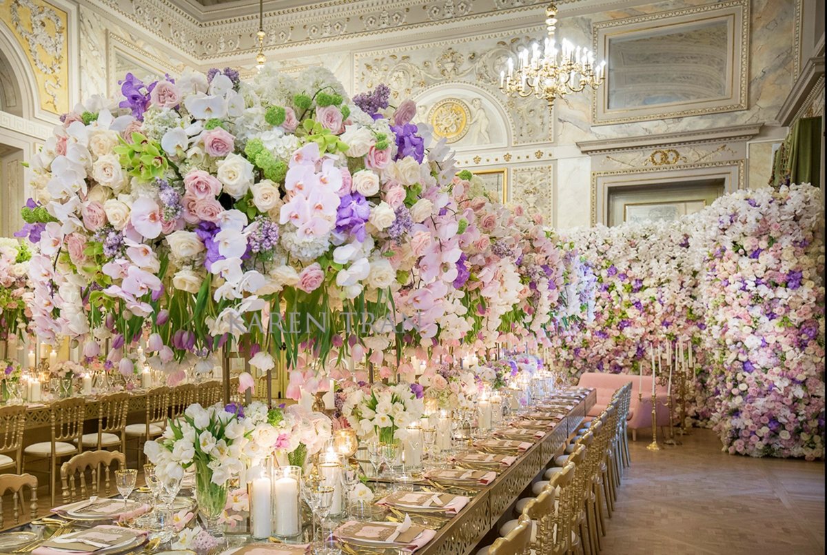 Karen Tran Florence Wedding Flower wall