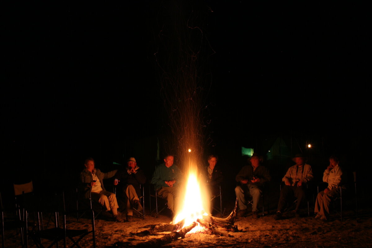 On Safari - Campfire