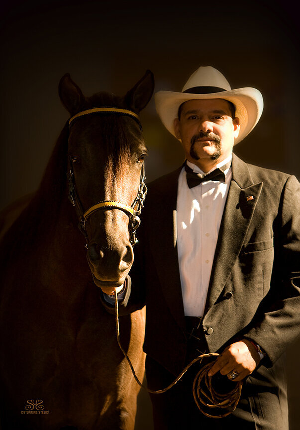 paso fino horse trainer portrait photo by Stunning Steeds