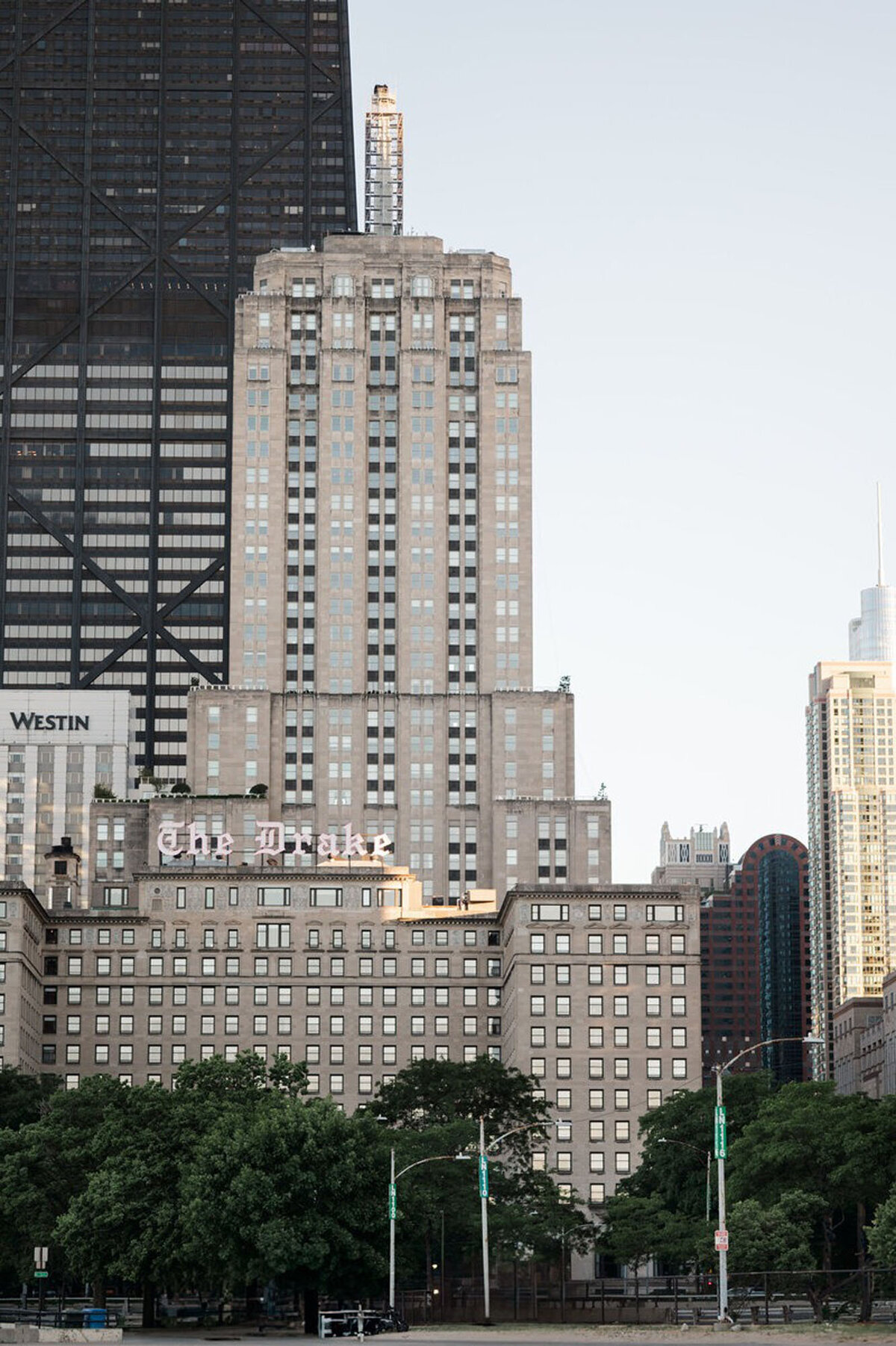 Downtown photo by Detroit, MI wedding photographer​