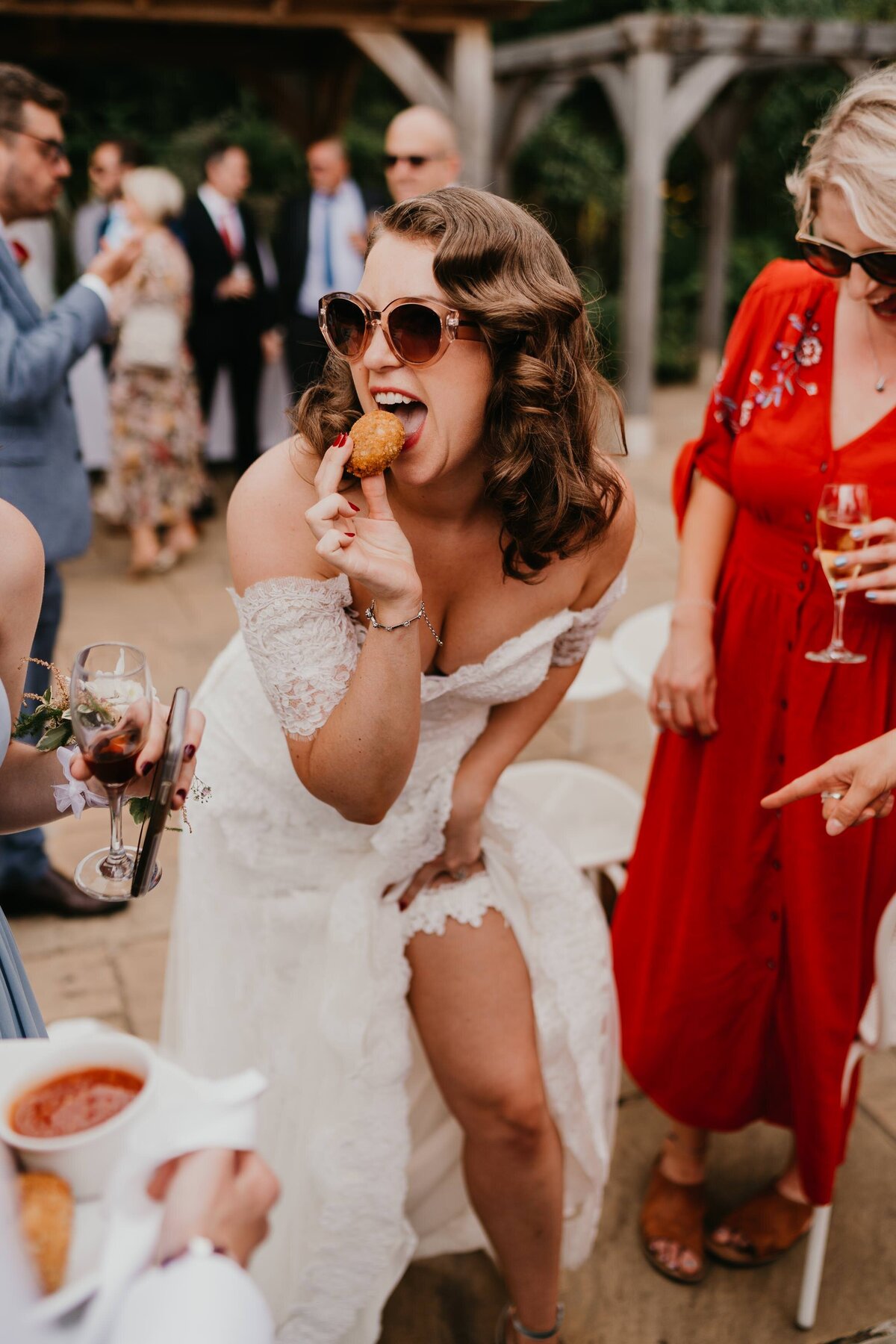 Rock n Roll Bride at Pembroke Lodge, London-1