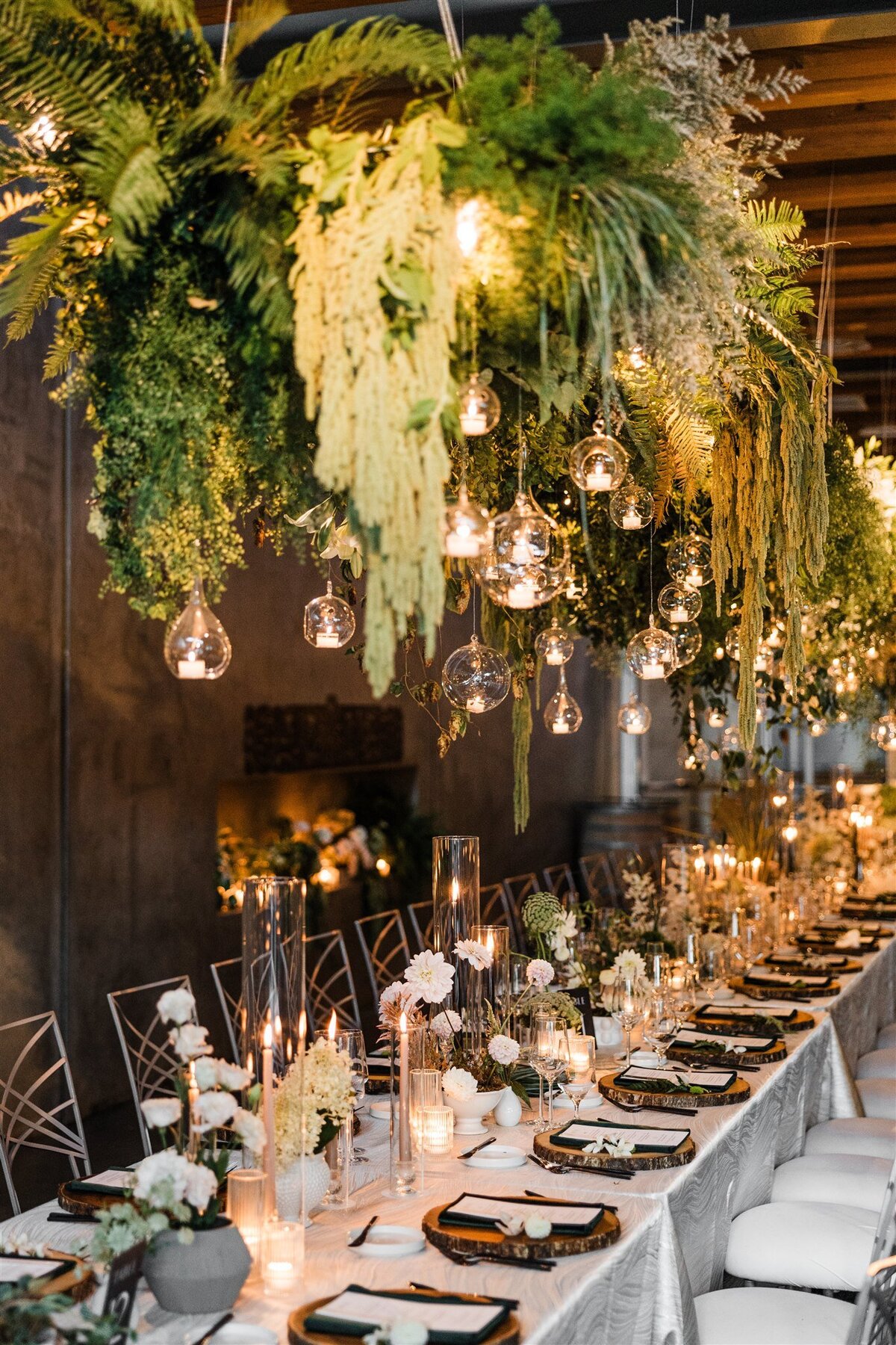Dramatic-Ceiling-Greenery-Candle-Light-Wedding-Flora-Nova-Design-Seattle-00040
