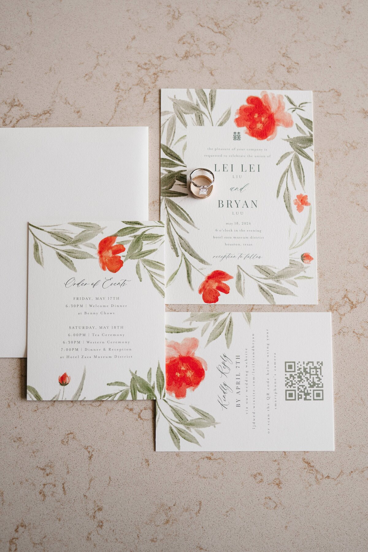 houston wedding planner - Lillie Jane Designs - chinese vietnemese red wedding3