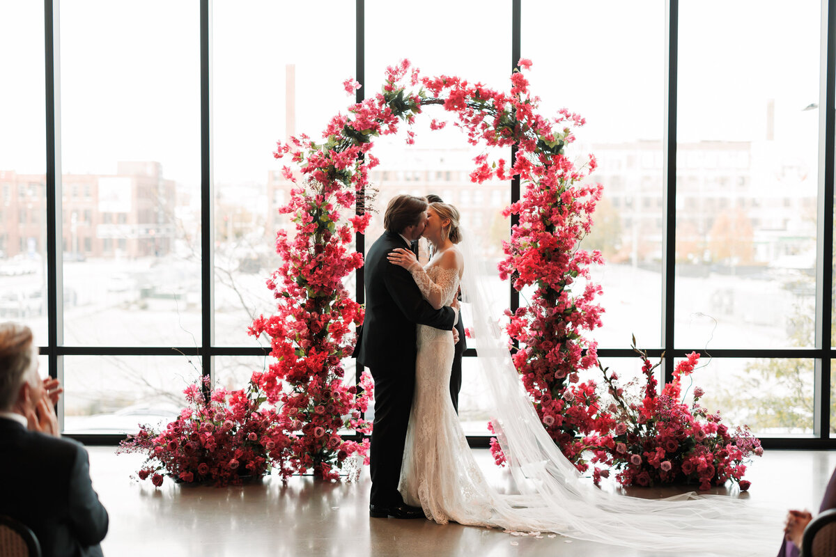 bold color block wedding gather at deer district milwaukee -38