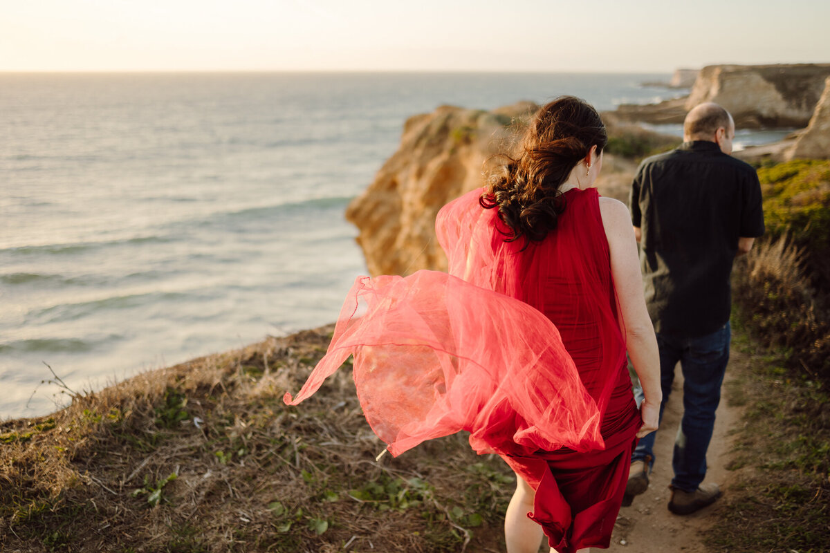 Santa Cruz Forest and Beach Maternity Session Lisa-11