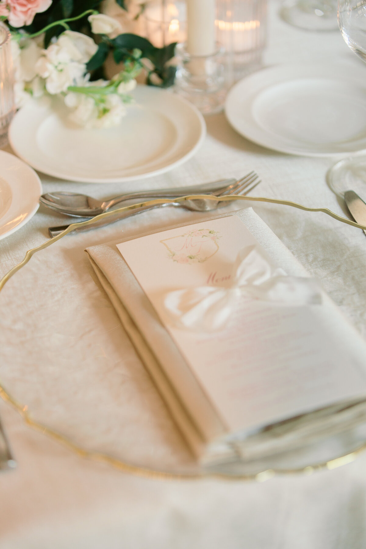 wedding-dinner-menu-silk-ribbon