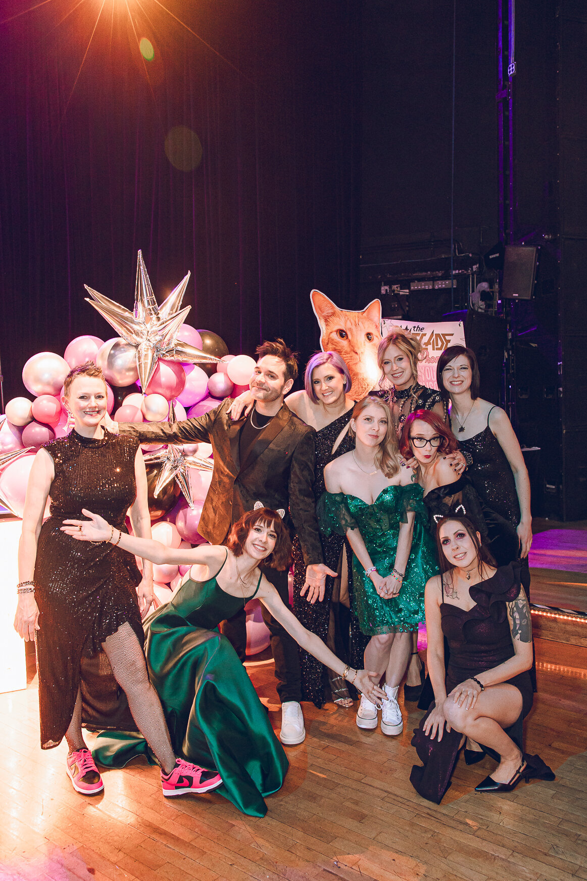 Event photography for The Catcade Cat Prom at Park West in Chicago