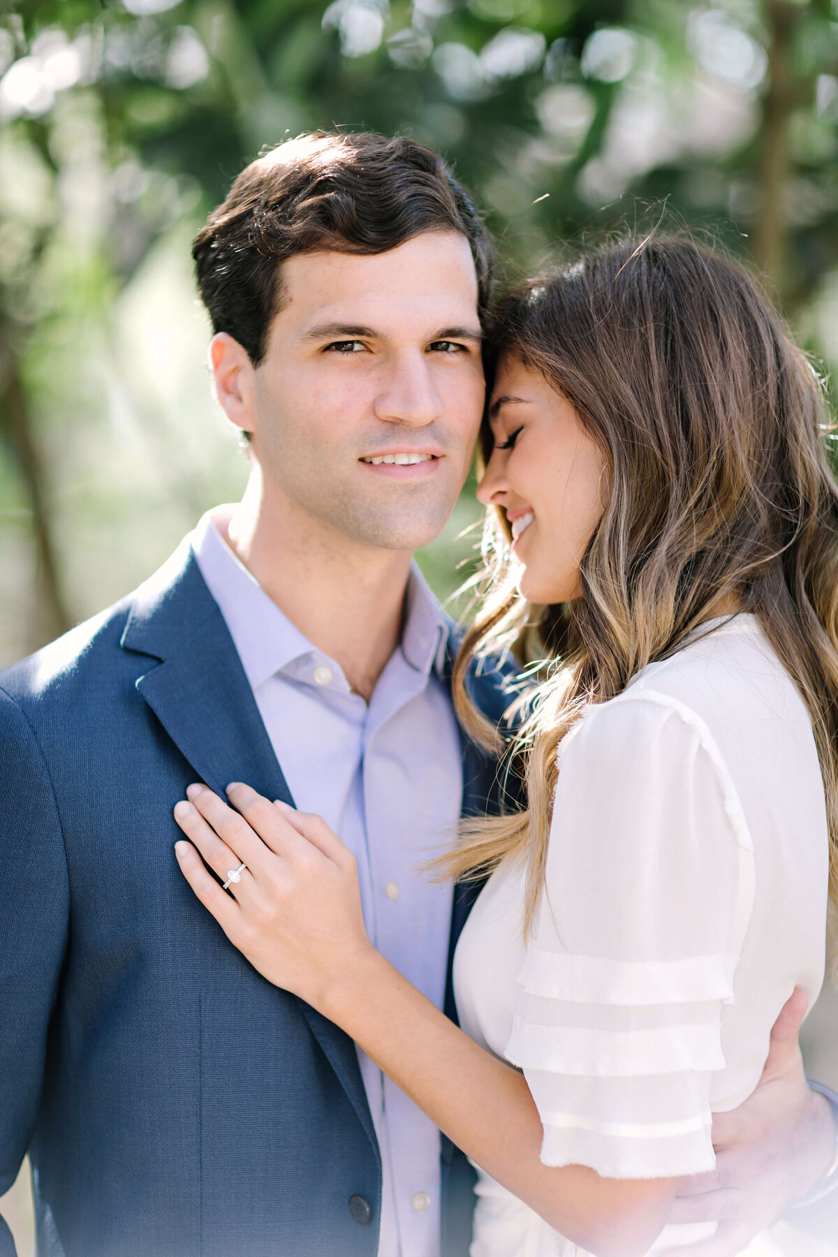 Golden Hour engagement session at Laguna Gloria