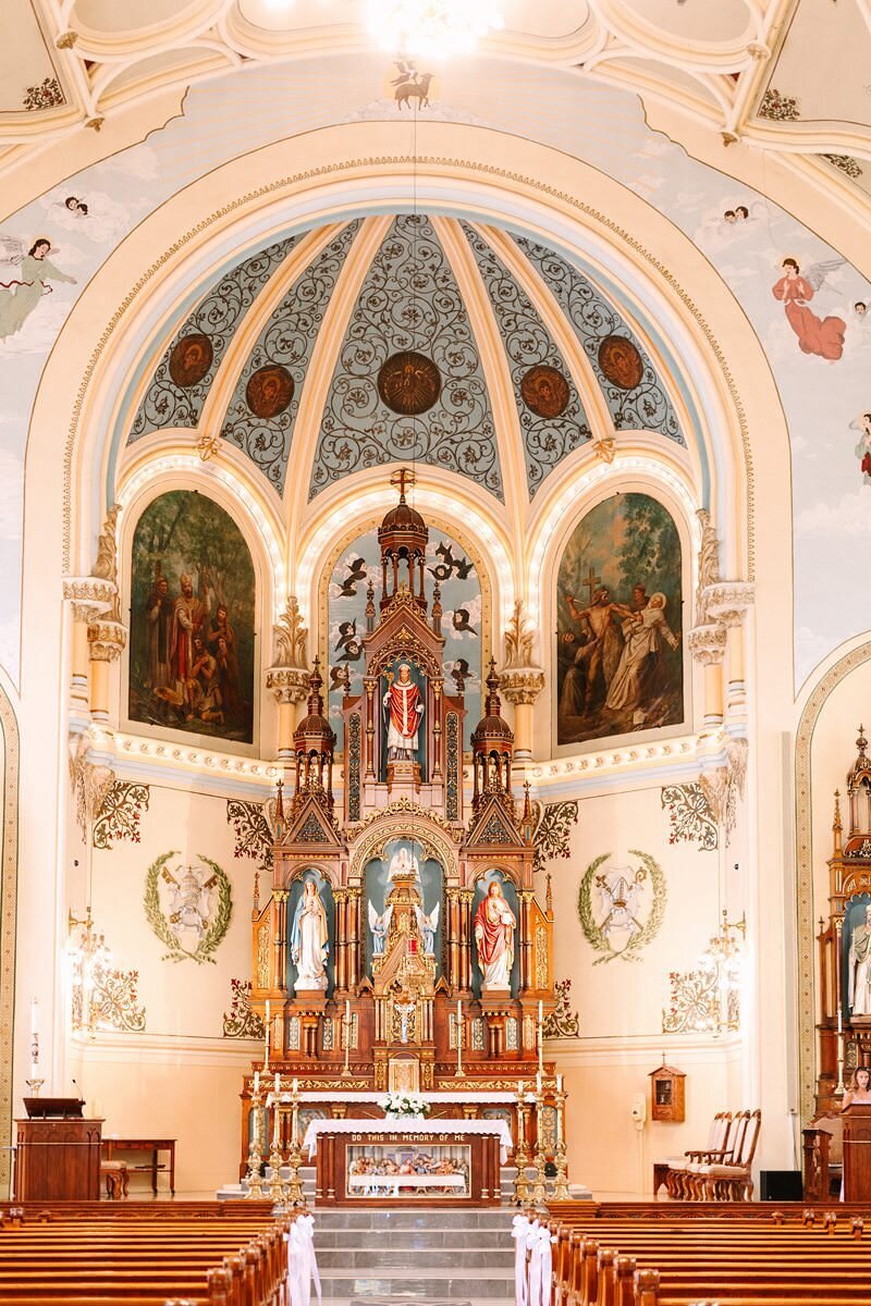Wedding at St. Boniface with Reception at ECC185