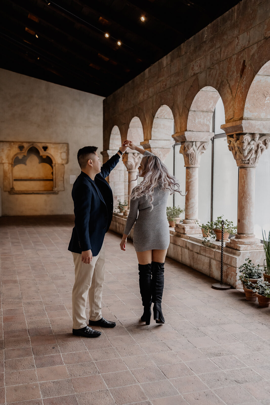Engagement Photos at The Cloisters, NYC