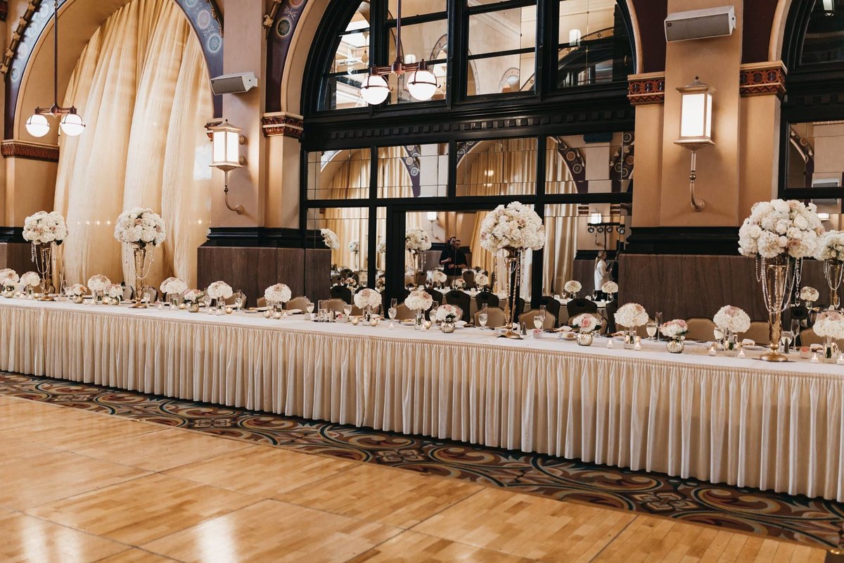 Headtable at Union Station Downtown Indy