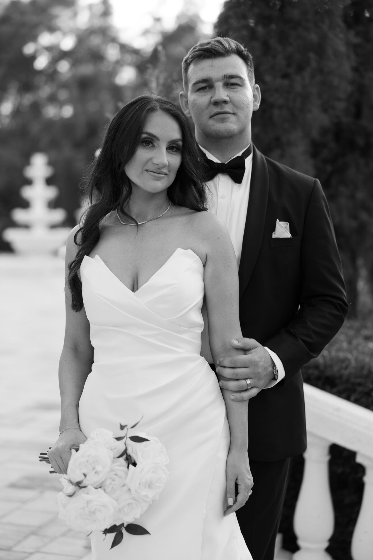 Wedding photographer captures couple at La Casa Toscana Wedding Venue Fort Myers Florida