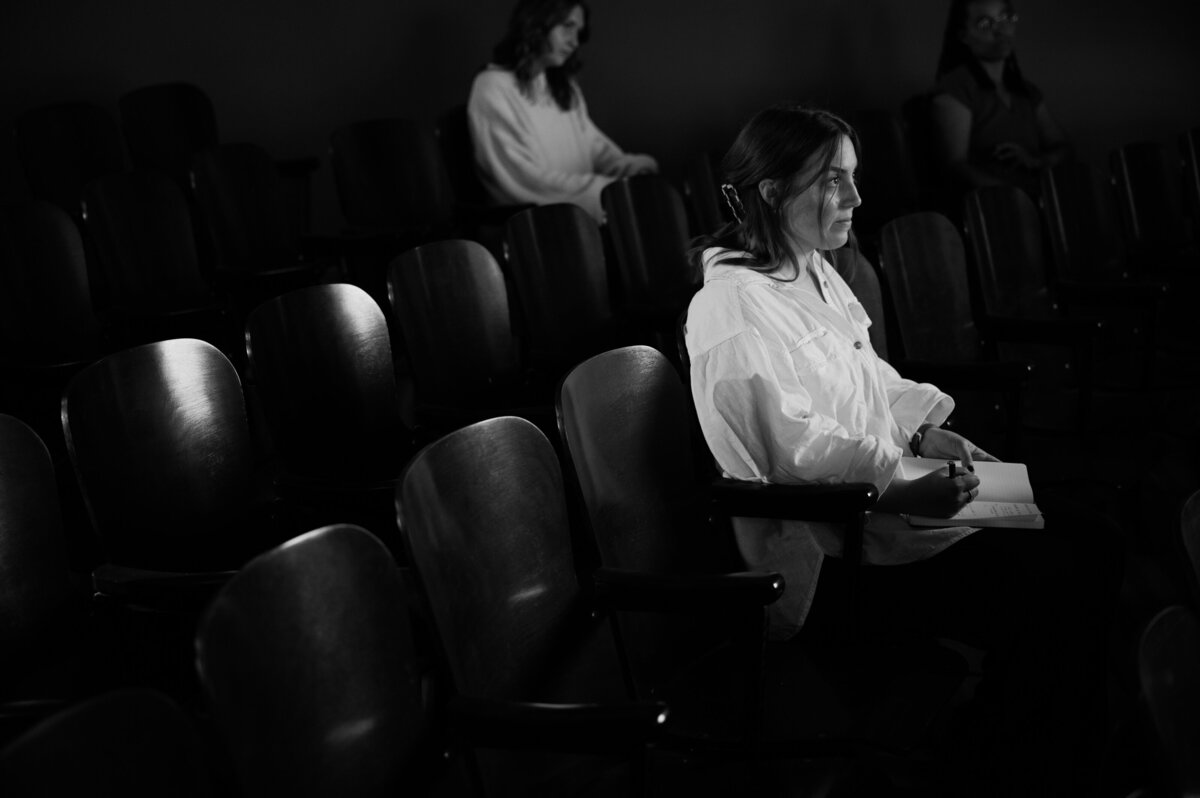 Creative brand photography for a holistic medicine podcast by Nico Misleh surrounded by vintage medical vibe