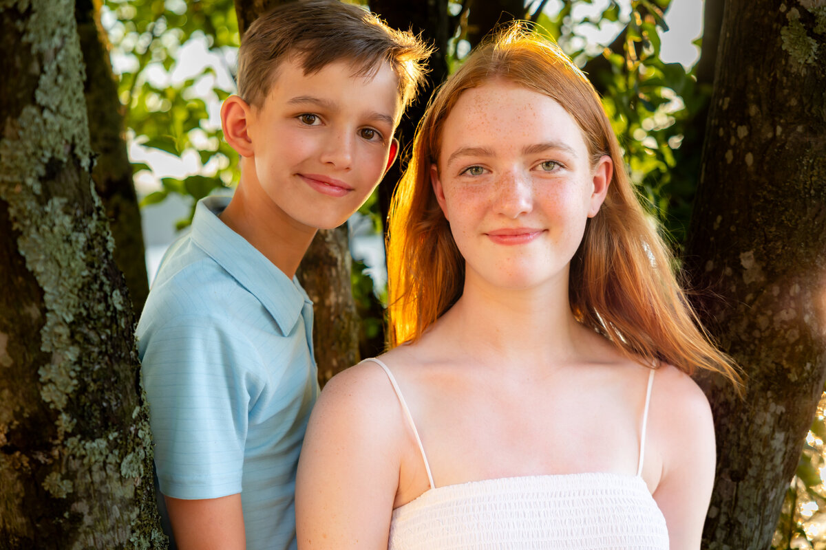 Close-up portrait of a couple smiling together outdoors, captured by Capture Joy Photography, Northern Virginia family photographer.
