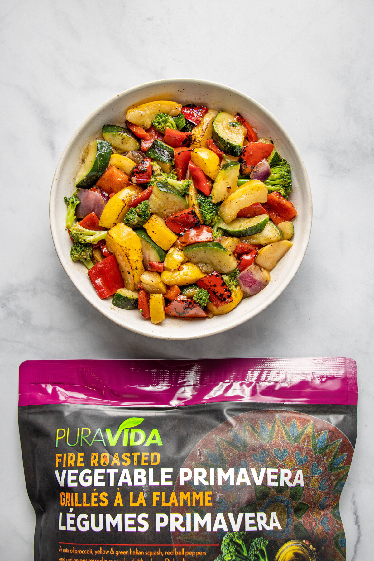 PuraVida vegetable primavera product shot