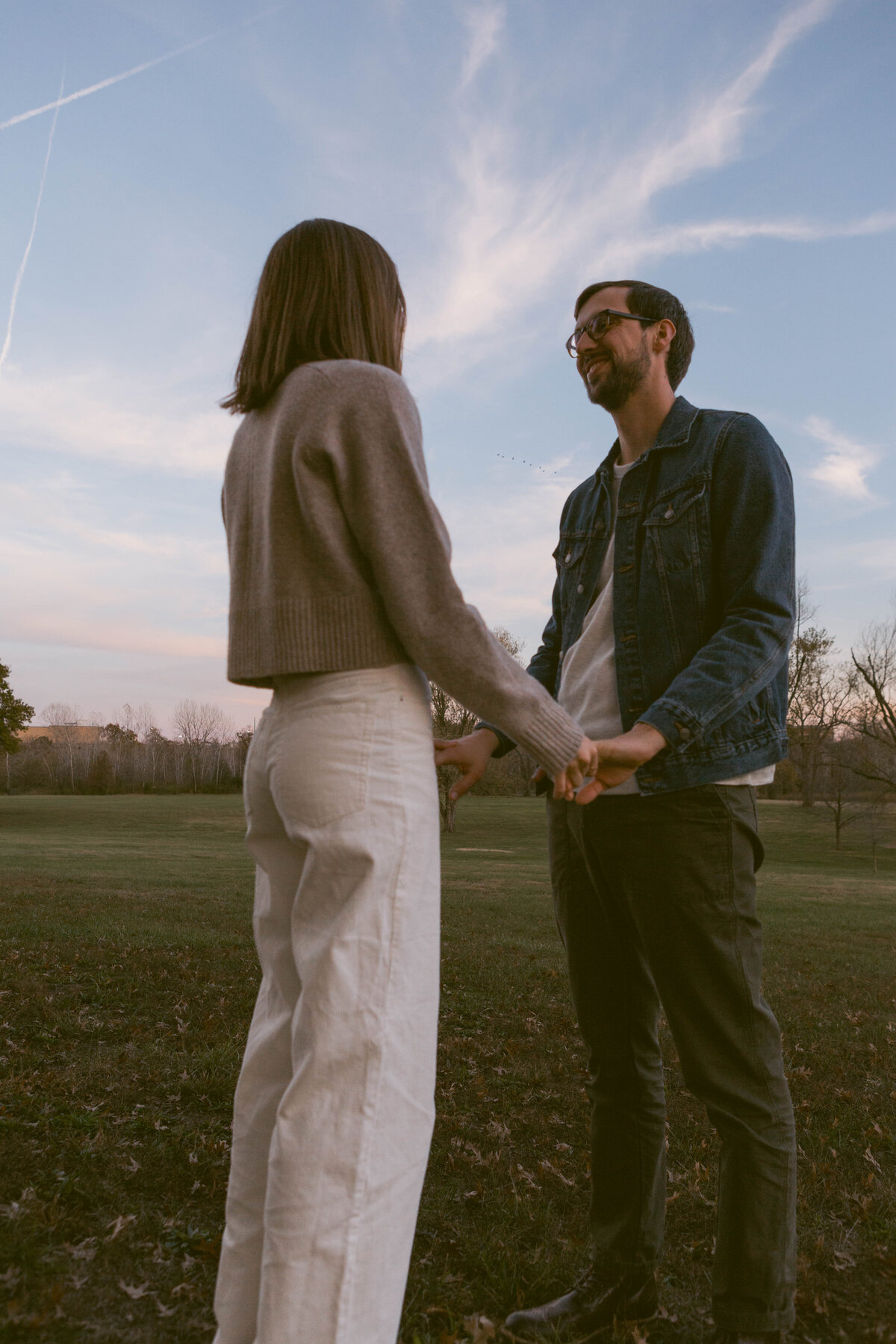 Romantic Autumn Couples Session at Stephens Lake Park Columbia MO110523--0058