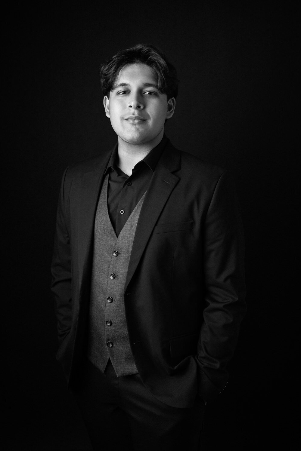 Editorial-style headshot for professionals in Austin, TX