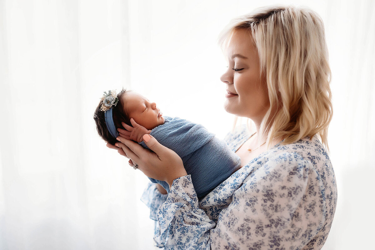 Newborn posed for Baby Photos in Charleston, SC.