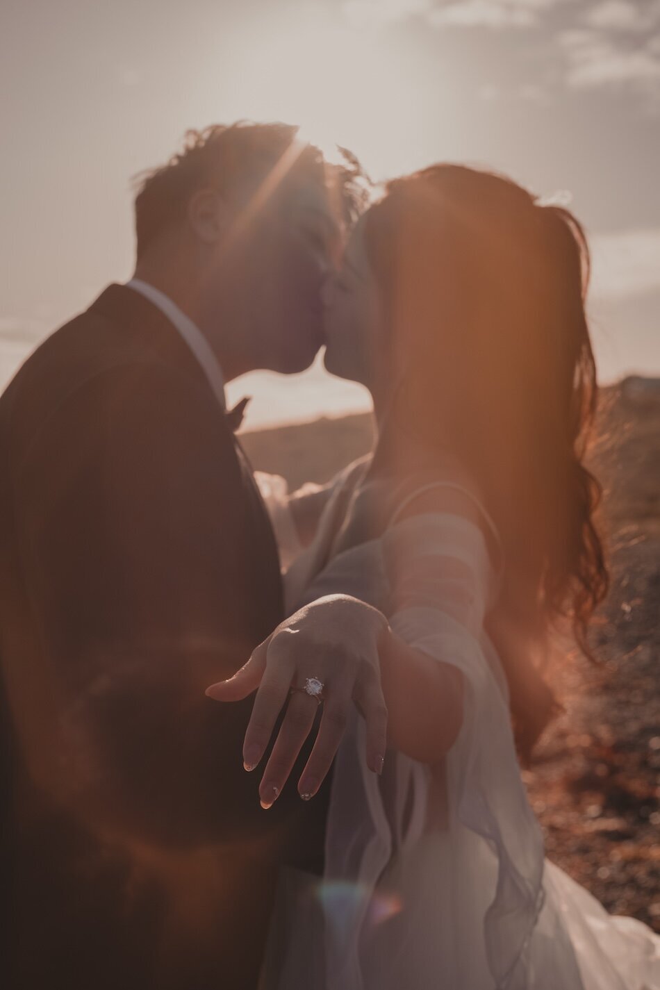 Wedding shoot, Coromandel Peak, Wanaka. Vera Wang Haute iconic wedding dresses.